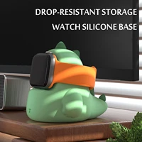 dinosaur silicone charger stand holder station dock for apple watch for iwatch storage accessories