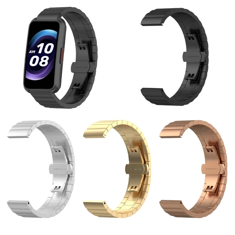 

Ремешок для часов из нержавеющей стали, дышащий, с защитой от пота, для часов Keep B3/B4/B6