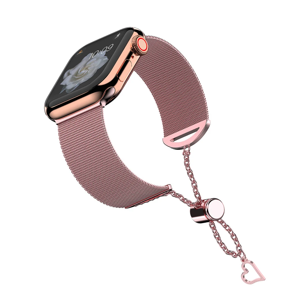 

Milanese Bracelet for Apple Watch Band 41mm 45mm Straps Stainless Steel Strap for iWatch 7/6/5/4/3/2/SE Bands 38mm 40mm 44mm