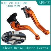 duke790 890 motorcycle accessories cnc adjustable short brake clutch levers for ktm duke 790 2018 2019 2020 duke 890 2020 2021