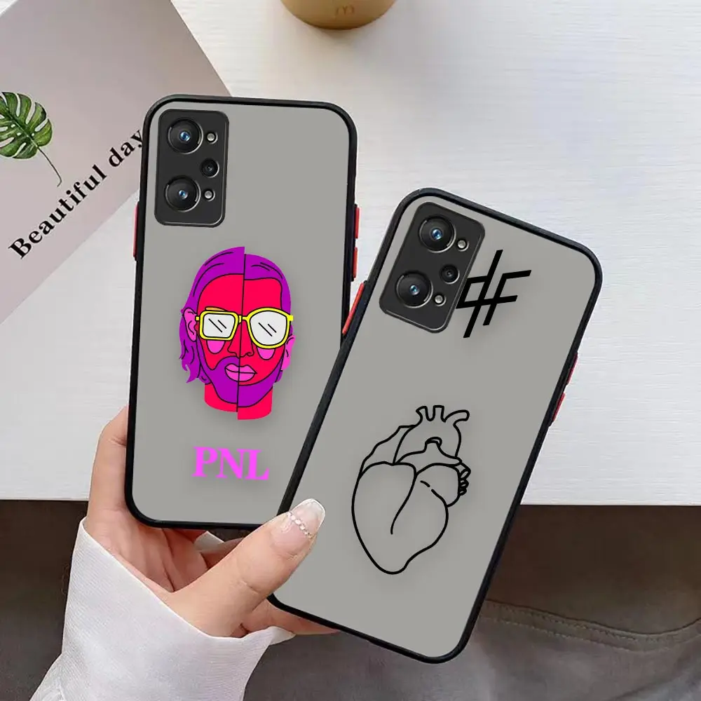 

PNL QLF Yinuoda Rapper Singer Shockproof Case For Realme 3 5 6 7 7I 8 8I 9 10 GT MASTER NEO2 X7 XT PRO 5G PLUS Case Funda Coque