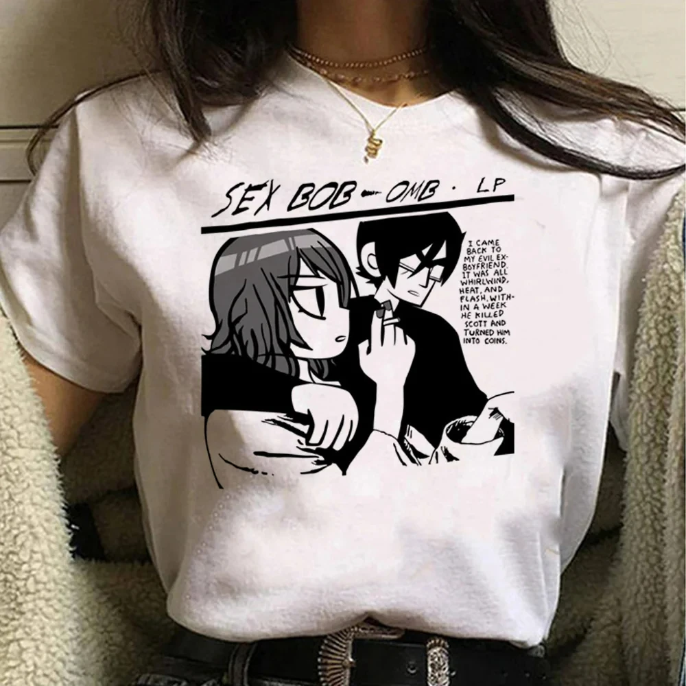 Футболка женская летняя хлопковая с графическим принтом в стиле Харадзюку