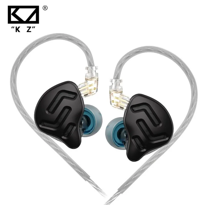 Проводные металлические наушники KZ ZNA Hi-Fi наушники-вкладыши с монитором басов
