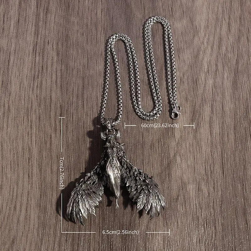 Винтажный греческий мифологический рогатый женский Ангел алалтея Подвеска для