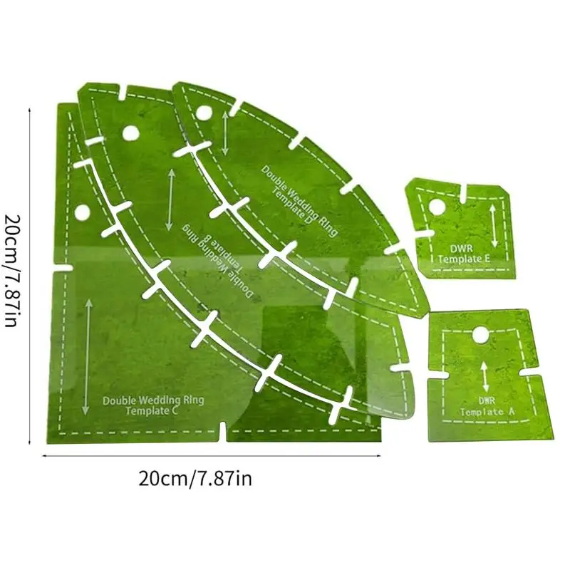 Инструменты для квилтинга многофункциональные акриловые швейные шаблоны линеек
