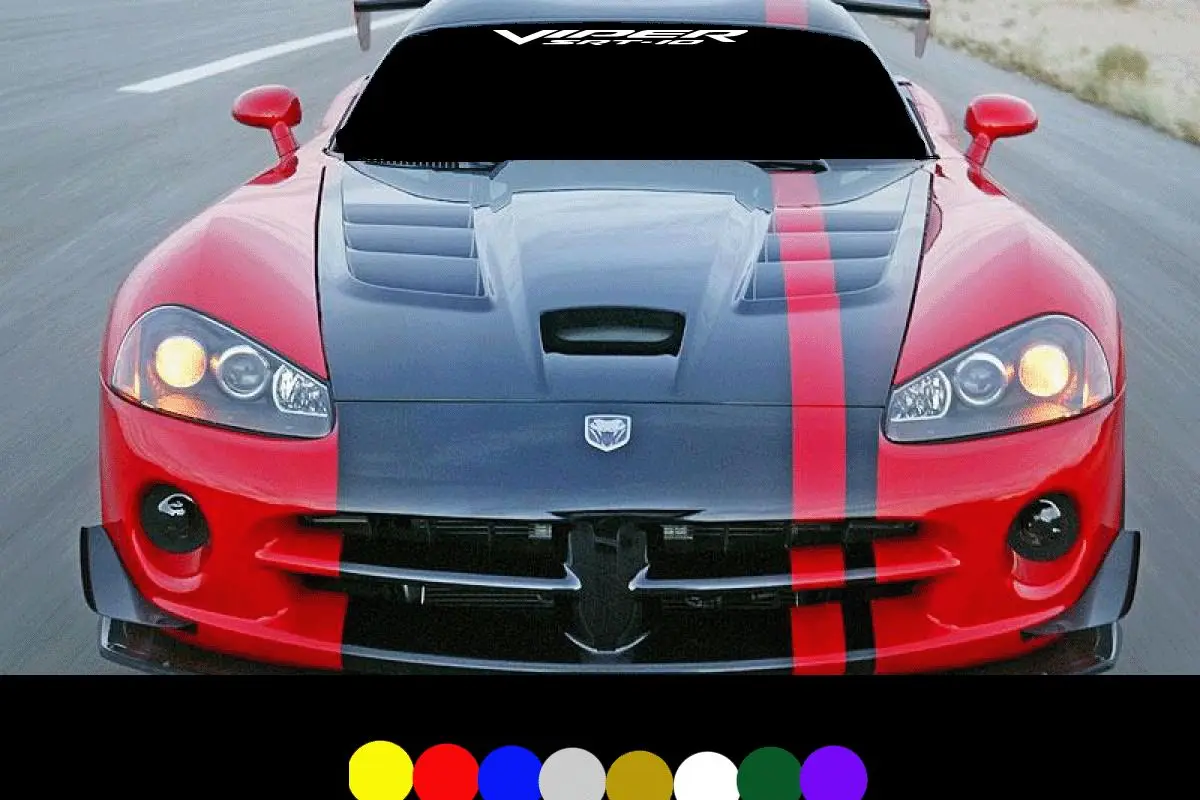 

Наклейка на лобовое стекло для Dodge Viper