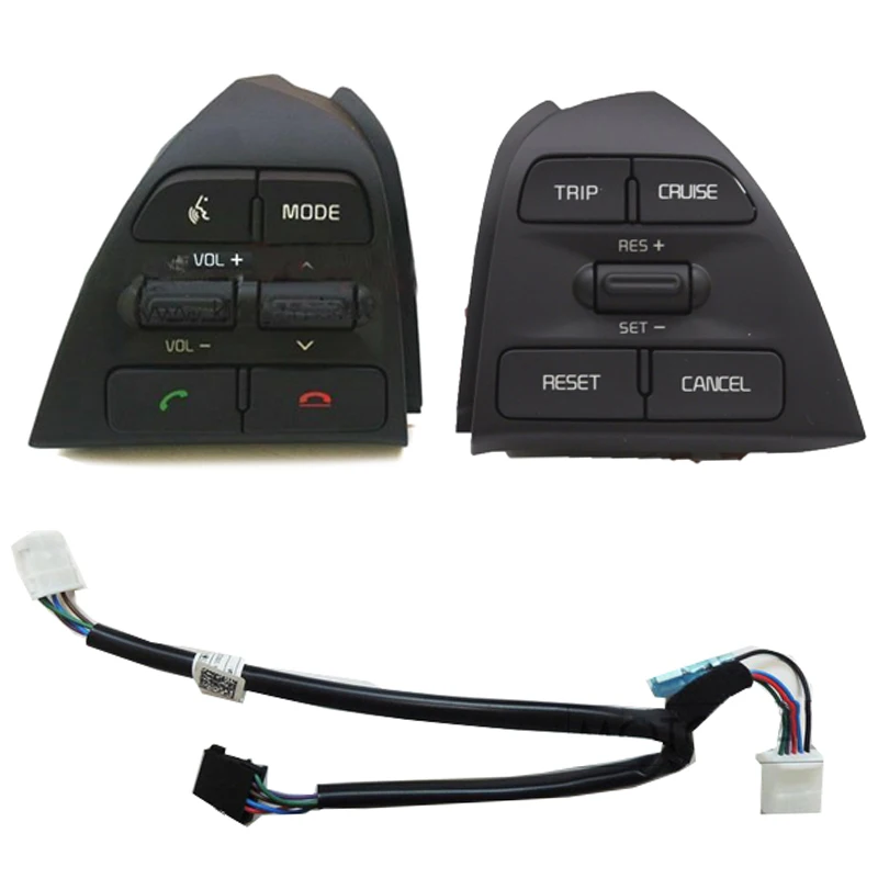 

967001Y500 Cruise Control Volume Music Button and Wire Steering Wheel Button for PICANTO MORNING 2015 2016 2017
