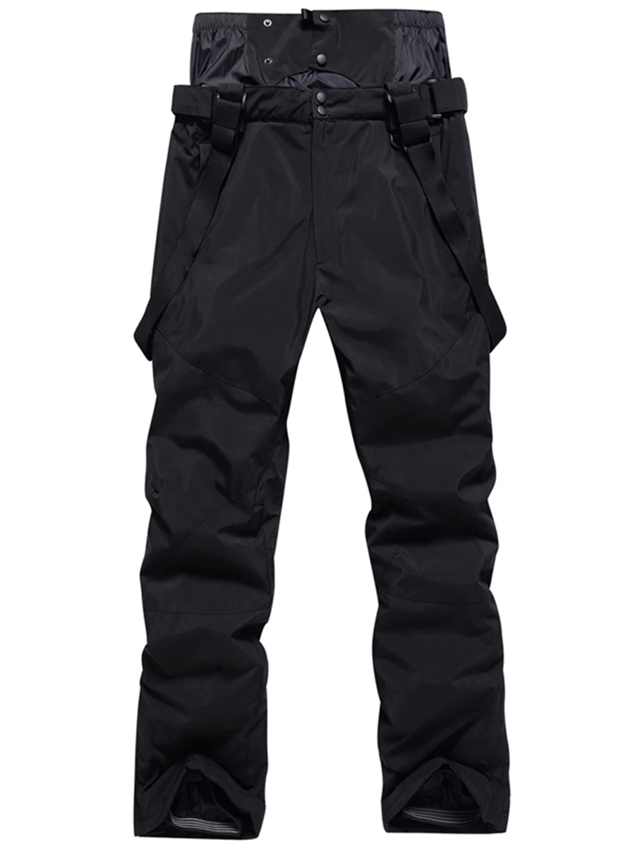 Unisex Snow Bib Overalls Water Resistant Snow Pants Warm And Dry Insulated Snowboarding Pants Windproof Trousers