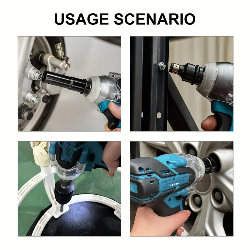 Беспроводной ударный гайковерт с высоким крутящим моментом литиевая батарея 21 В