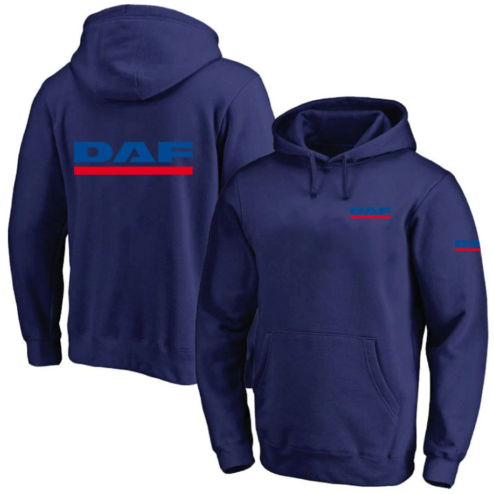 

Мужская рубашка с логотипом грузовика DAF, сезон весна-осень 2023, хлопковые толстовки, новый однотонный пуловер, свитер, высококачественные удобные пальто