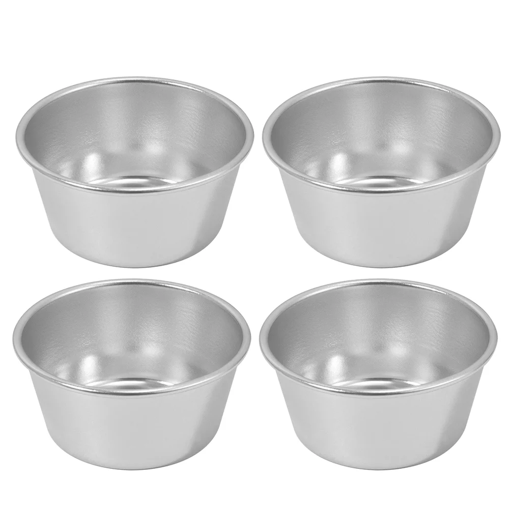 

Cup Baking Cupcake Cups Muffin Mini Tart Cake Mold Molds Pudding Egg Pans Moulds Tin Pan Aluminum Mould Tins Dessert Round