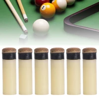 4 sizes billiards cue tip replacement 10pcsset billiards cue pool tip plastic leather snooker tip billiards cue accessory