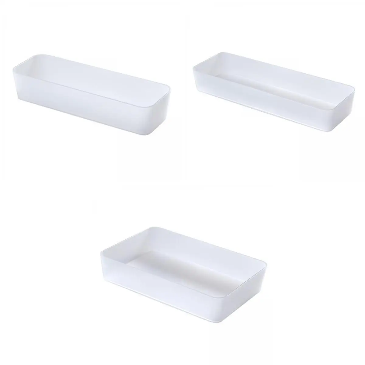 

3x Multipurpose Storage Organizer Decoration for Vanity Shelf Drawer Bedroom