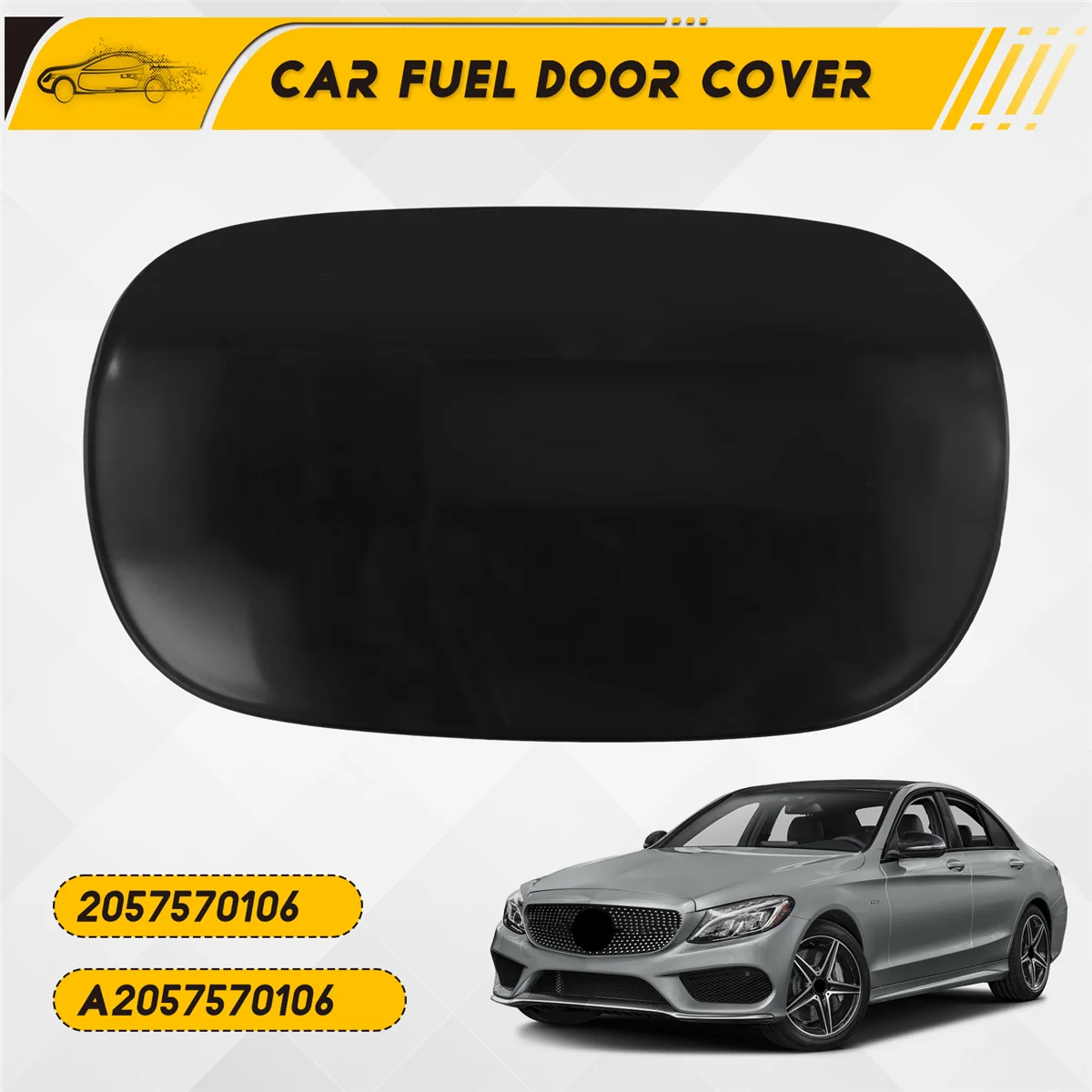 Для Mercedes-Benz C300 C350 C400 C43 2015-2020 Дверь топливного бака заливной горловины Крышка