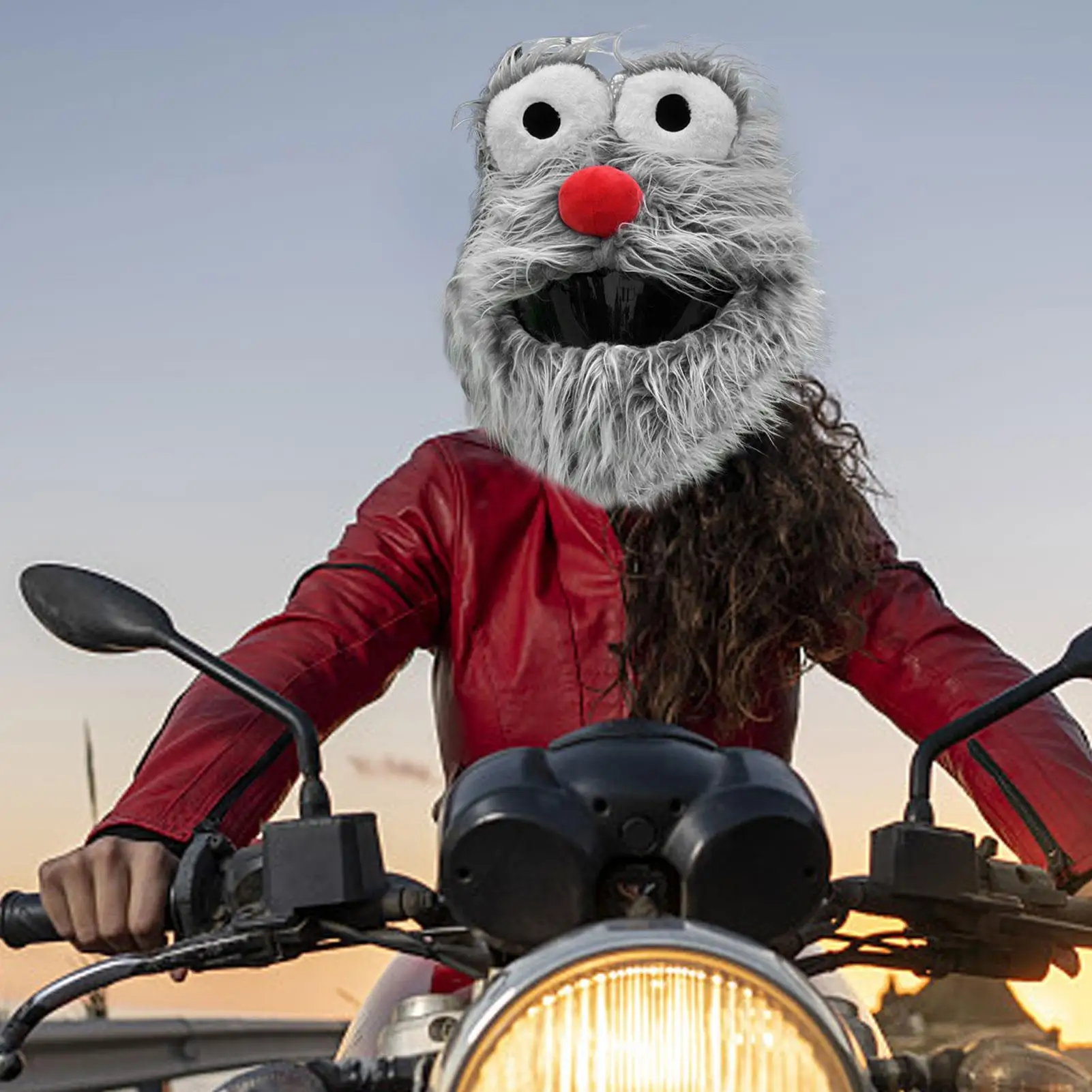 Рисунок 2 - Мотоциклетный шлем с мультяшными рисунками