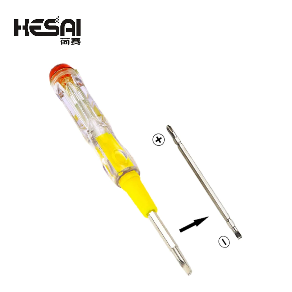 

NEW Dual Function Test Pen Electrical Household Induction Contact Test Pen Electrician Double-Head Dual-Purpose Screwdriver Tool