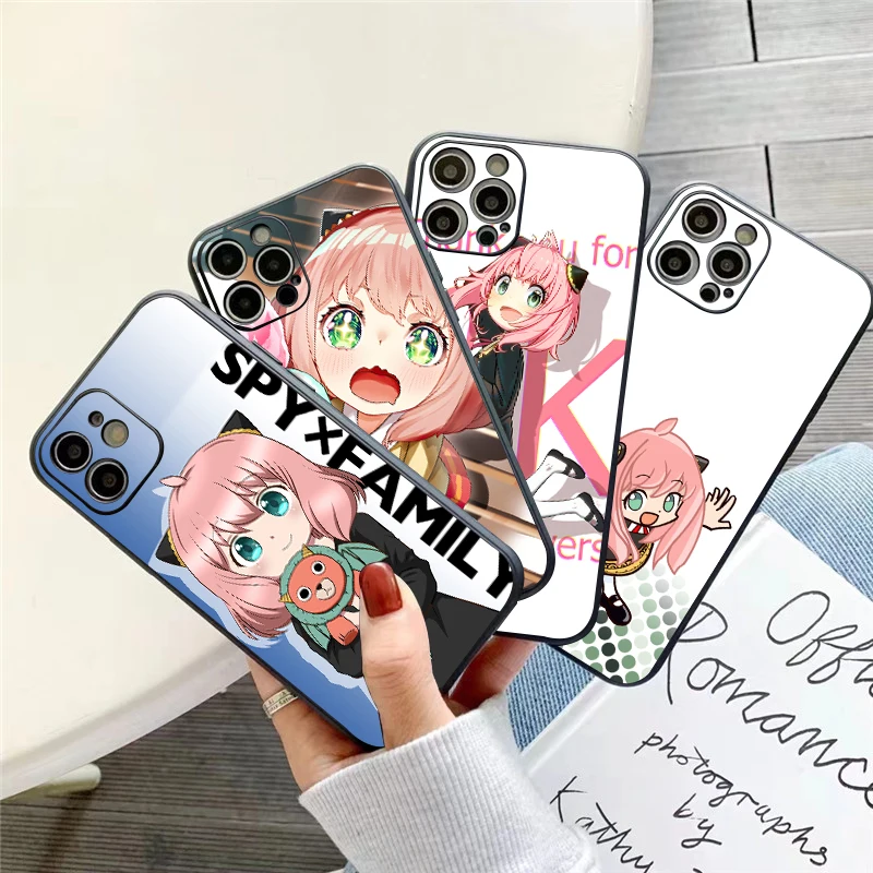 

NSPY×FAMILY Anime Japan Phone Case For iPhone 11 13 12 Pro Max 12 13 Mini X XS XR MAX 5 6 6S 7 8 Plus Coque Funda Carcasa