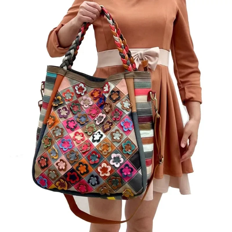 Повседневные универсальные сумки в стиле ретро большая вместительная