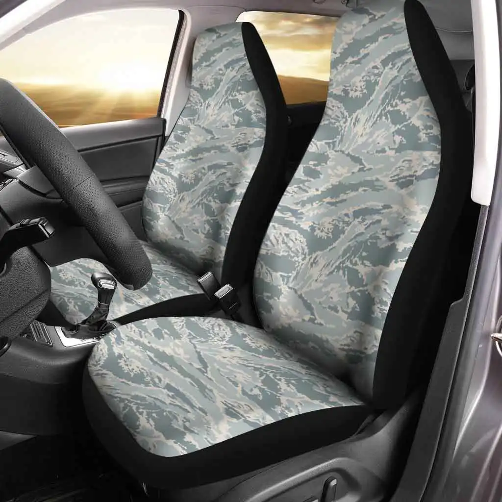 

USMC Car Seat Covers U.S Marine Corps Camouflage Car Accessories Idea,2 PCS Universal Front Seat Protective Cover