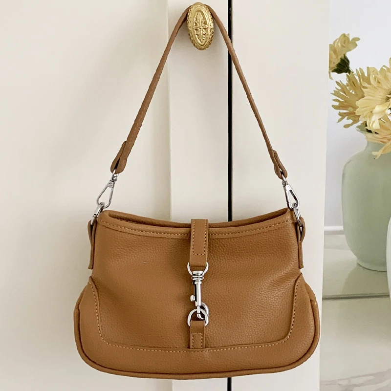

Vintage Bags For Women Luxury Designer Handbags And Purse 2023 New In PU Lock Stitching Small Korean Underarm Shoulder Messenger