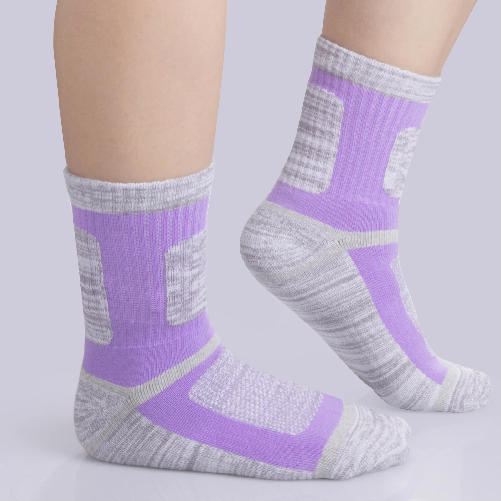 YUEDGE Brand Womens Moisture Wick Casual Cushioned Cotton Golf Hiking Walking Running Sports Socks For Female Size 36-43 EU