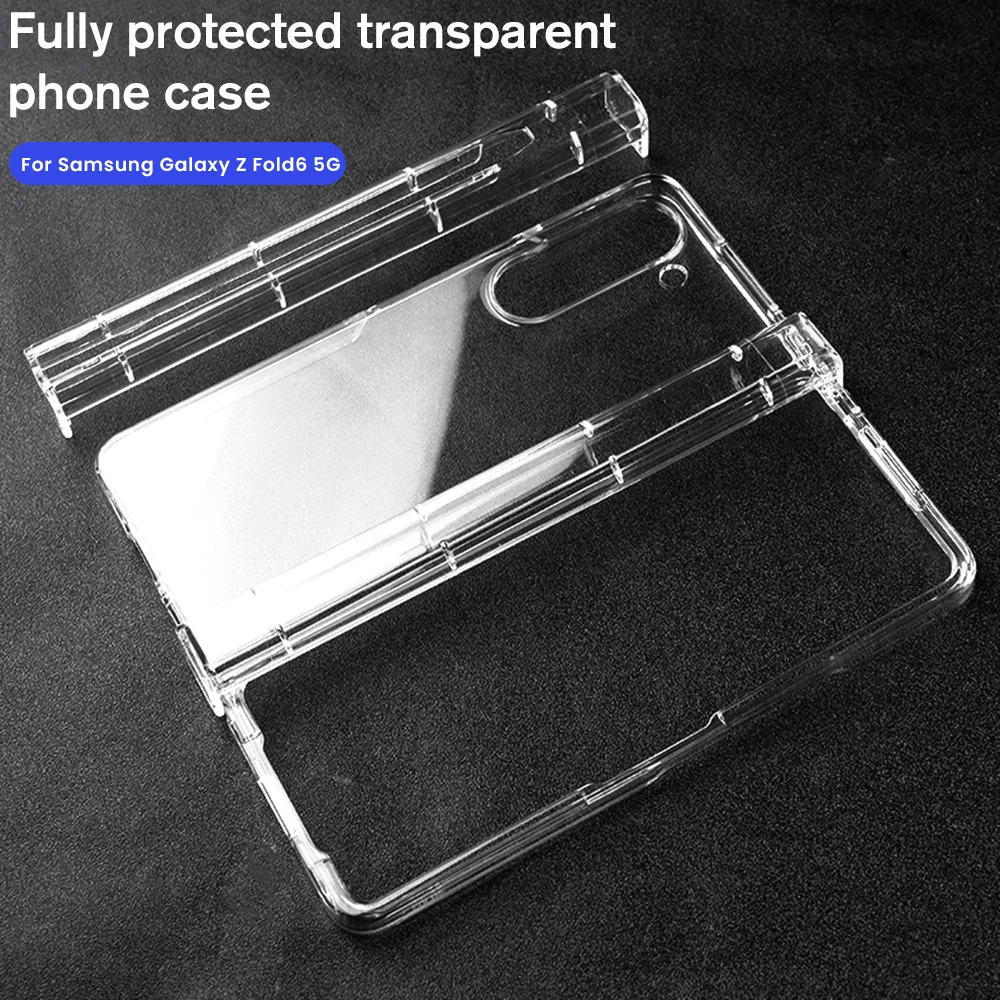 Модернизированный прозрачный акриловый чехол с петлями для Samsung Galaxy Z складной 6 5G