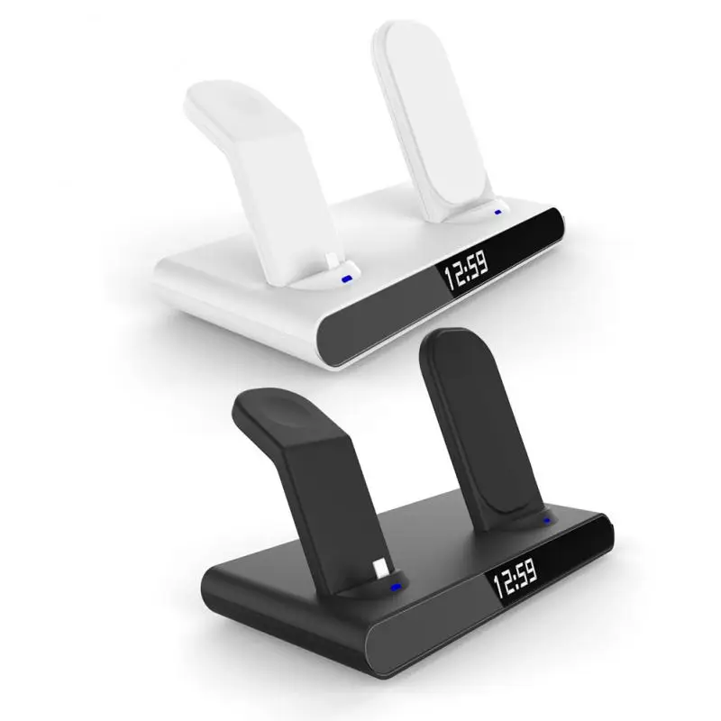 

Magnetic Charger Stand Multi-function 15w Charging Protection Usb To Type C Four-in-one Suitable For Iphone Iwatch Headset