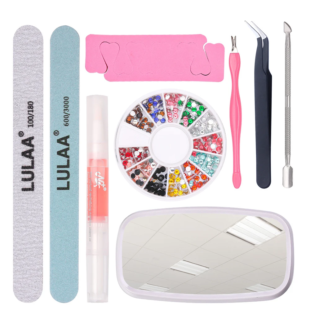 

Nail Care Polishing Set Professional Nail Tool Set with Fast Nail Lamp for Releasing your Creativity