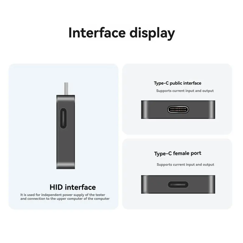 Фото Лучший выбор: портативный тестер быстрой зарядки USB-C KM003C с кабелем 140W, поддержкой PD3.1 и QC5.0, цифровым вольтметром и амперметром для тестирования повербанков. №5