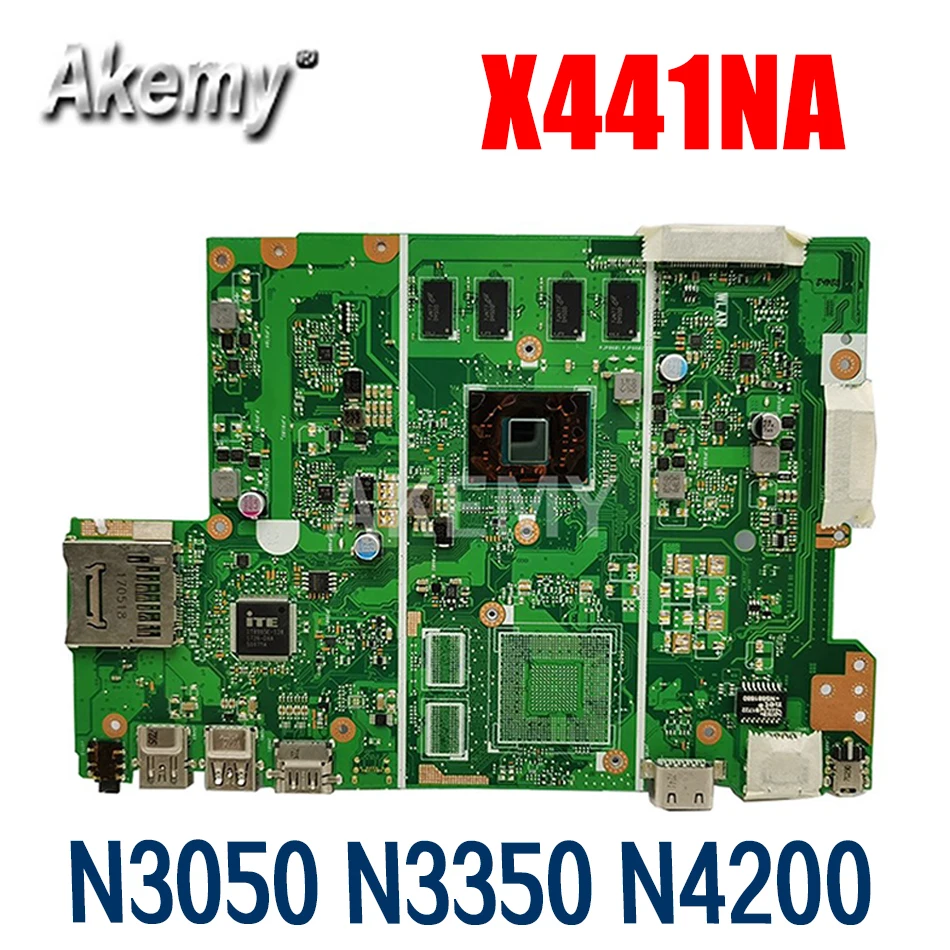 

X441NA Laptop Motherboard 2GB 4GB RAM N3050 N3350 N4200 for ASUS X441N X441NA X441NC F441N Notebook Mainboard