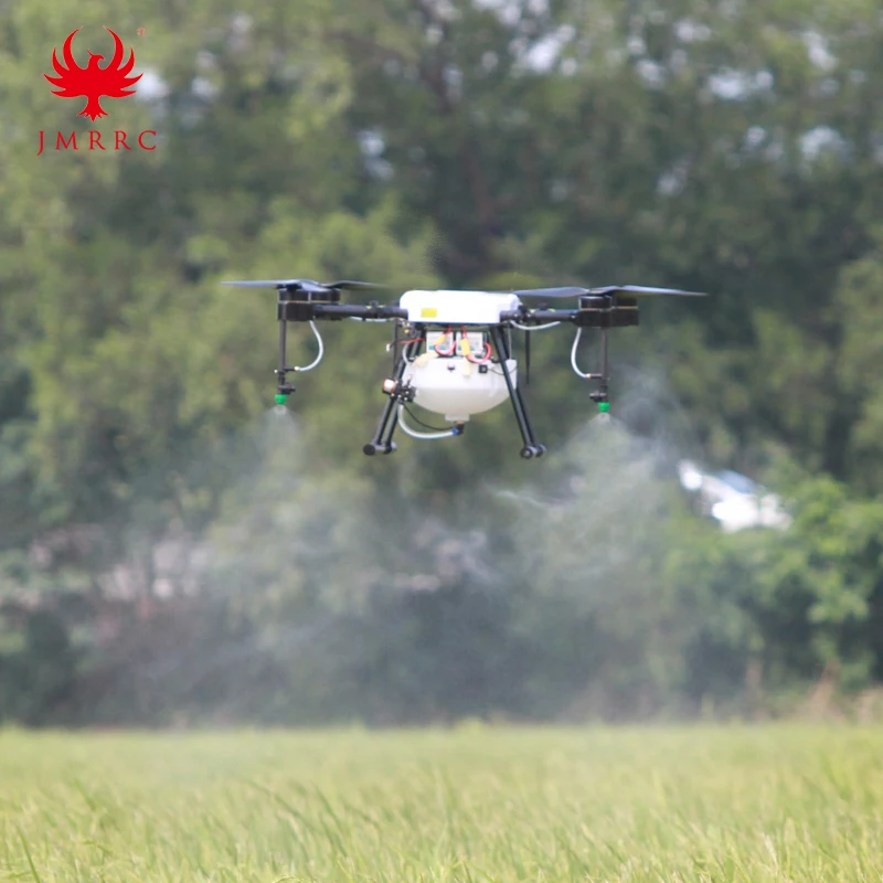 

JMRRC 10L payload 4 rotor agriculture professional drone for crop spraying GPS Agricultural sprayer Drones UAV