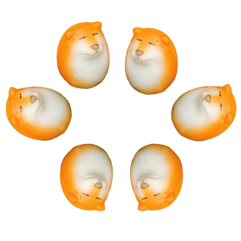 Креативный Сиба-ину реалистичная форма яйца ПВХ декор для стола украшения собак