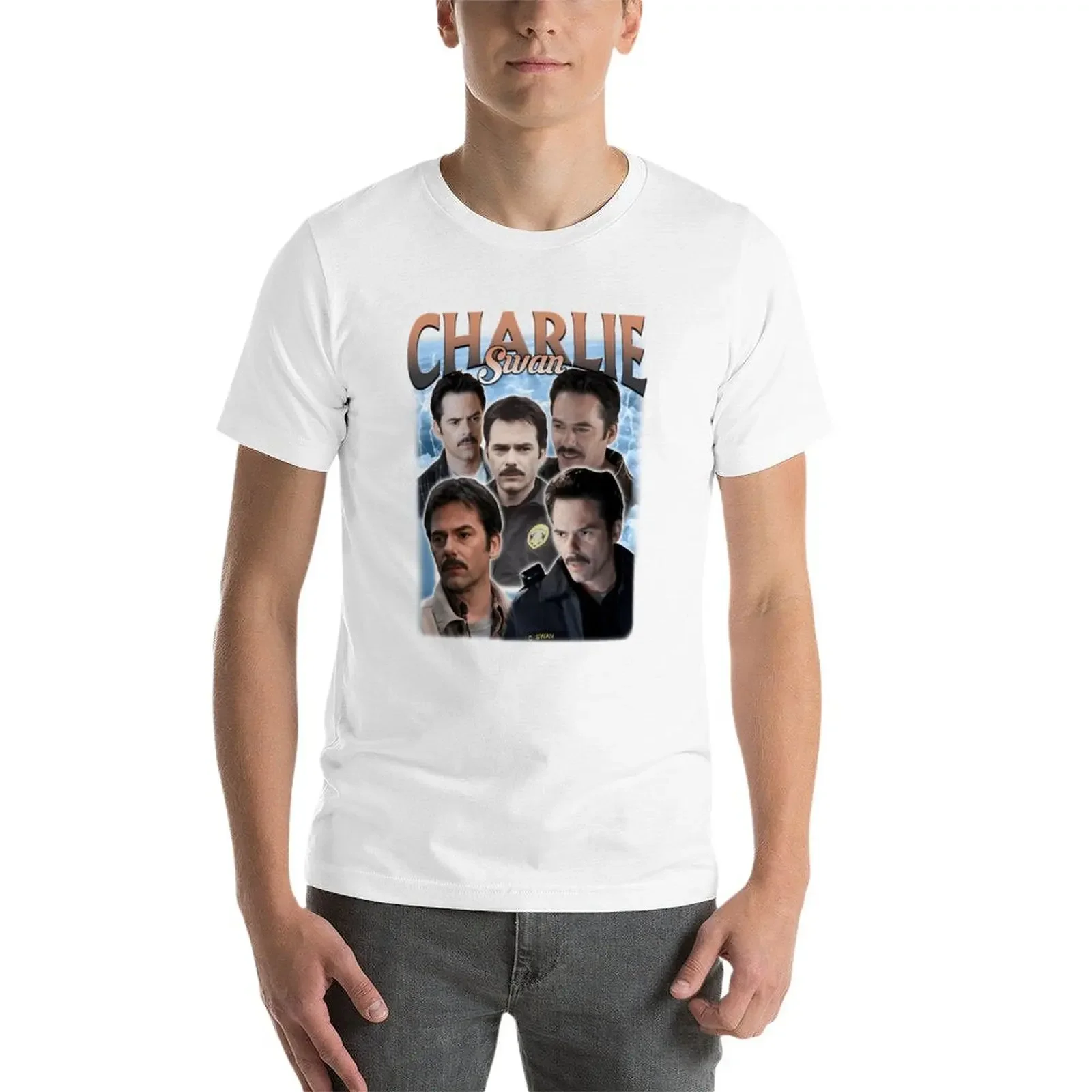 Новая футболка Chção tekstoe Swán Tw (201ensiaht Team Chvalalie TWíL информационная черная милые топы