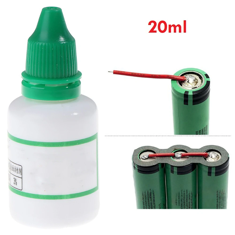 

20ml Soldering Flux Stainless Steel Solder Paste Liquid Non-toxic Nickel Copper Welding Fluxes Weler Tools Soldering Supplie