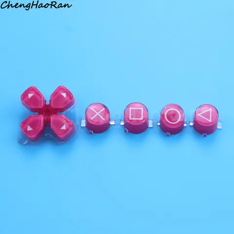 1 комплект пластиковых желейных кнопок ABXY и D-pad, триггерные кнопки для ремонта игрового контроллера PS5, сменные аксессуары