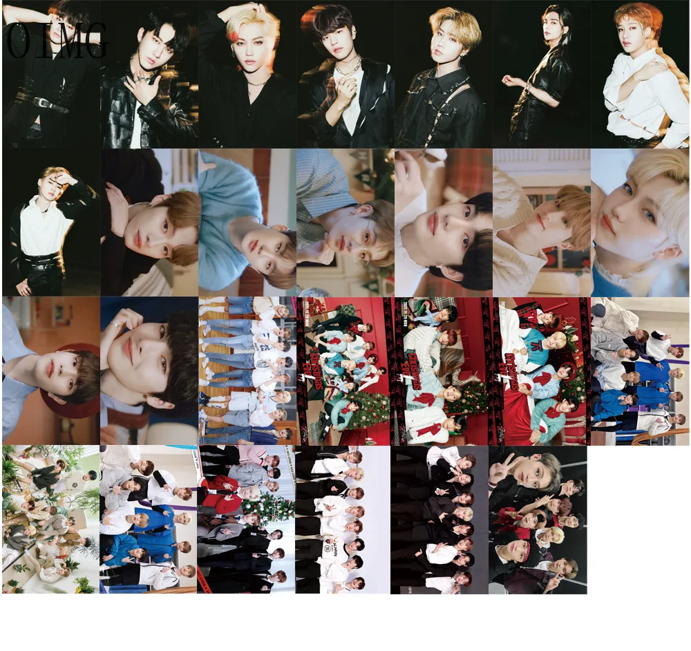 55 шт./компл. Kpop альбом Stray Kids Lomo Card 2022 сезонные приветствия Детские фотокарты