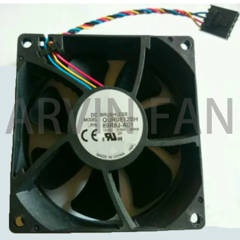 Оригинальный 89R8J-A01 QUR0812SH новый бренд 8025 80*80*25 мм постоянный ток 12 в а стандартный охлаждающий вентилятор