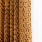 2022 оранжевые жаккардовые шторы из хлопка и льна с трехмерным рельефом для гостиной и спальни готовая продукция на заказ