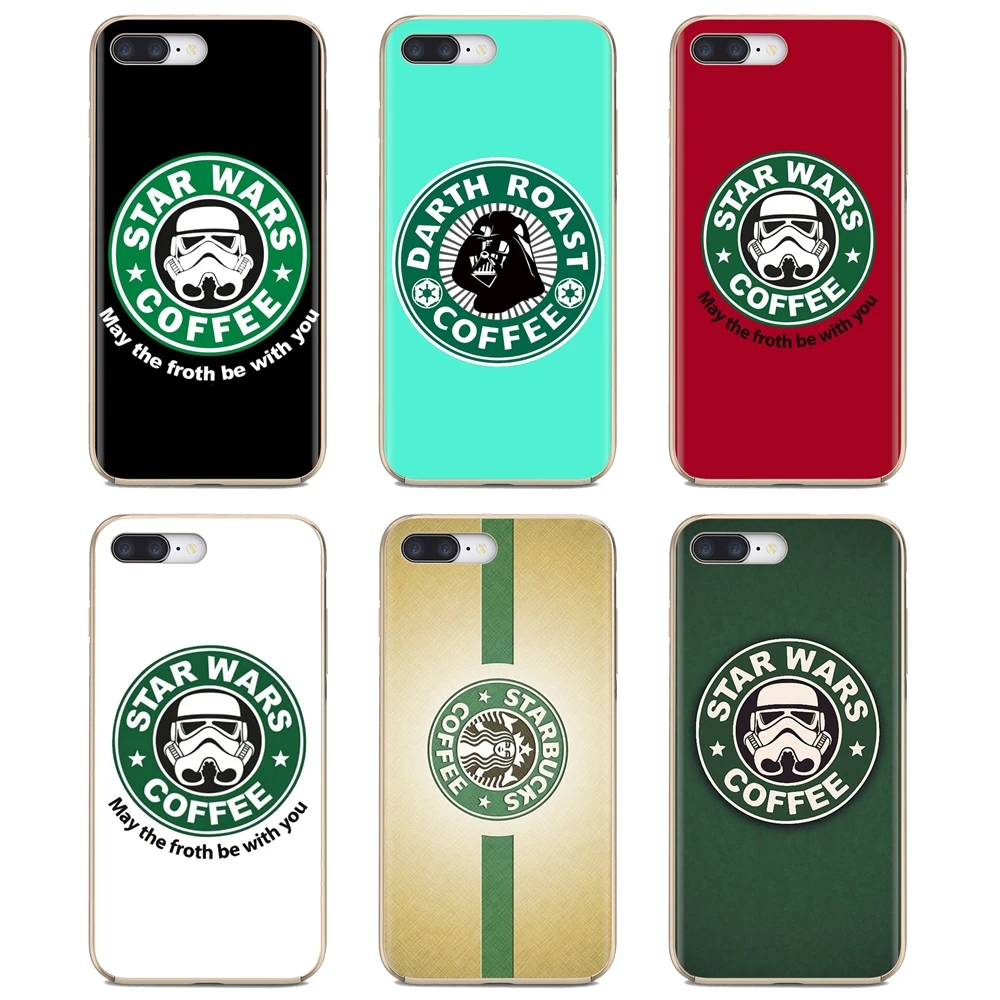 

coffee series star wars logo Art For iPhone 10 11 12 13 Mini Pro 4S 5S SE 5C 6 6S 7 8 X XR XS Plus Max 2020 Soft TPU Phone Case