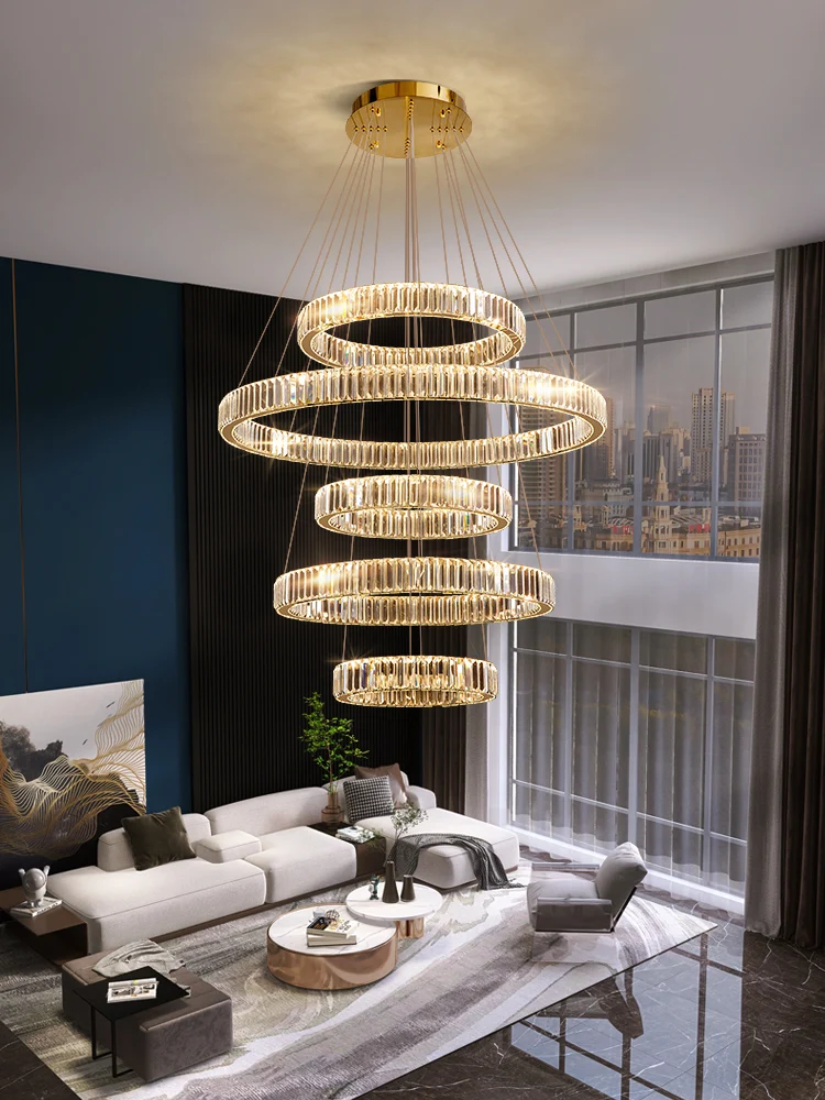 Современная светодиодный весная Светодиодная лампа Hongcui круглая Роскошная