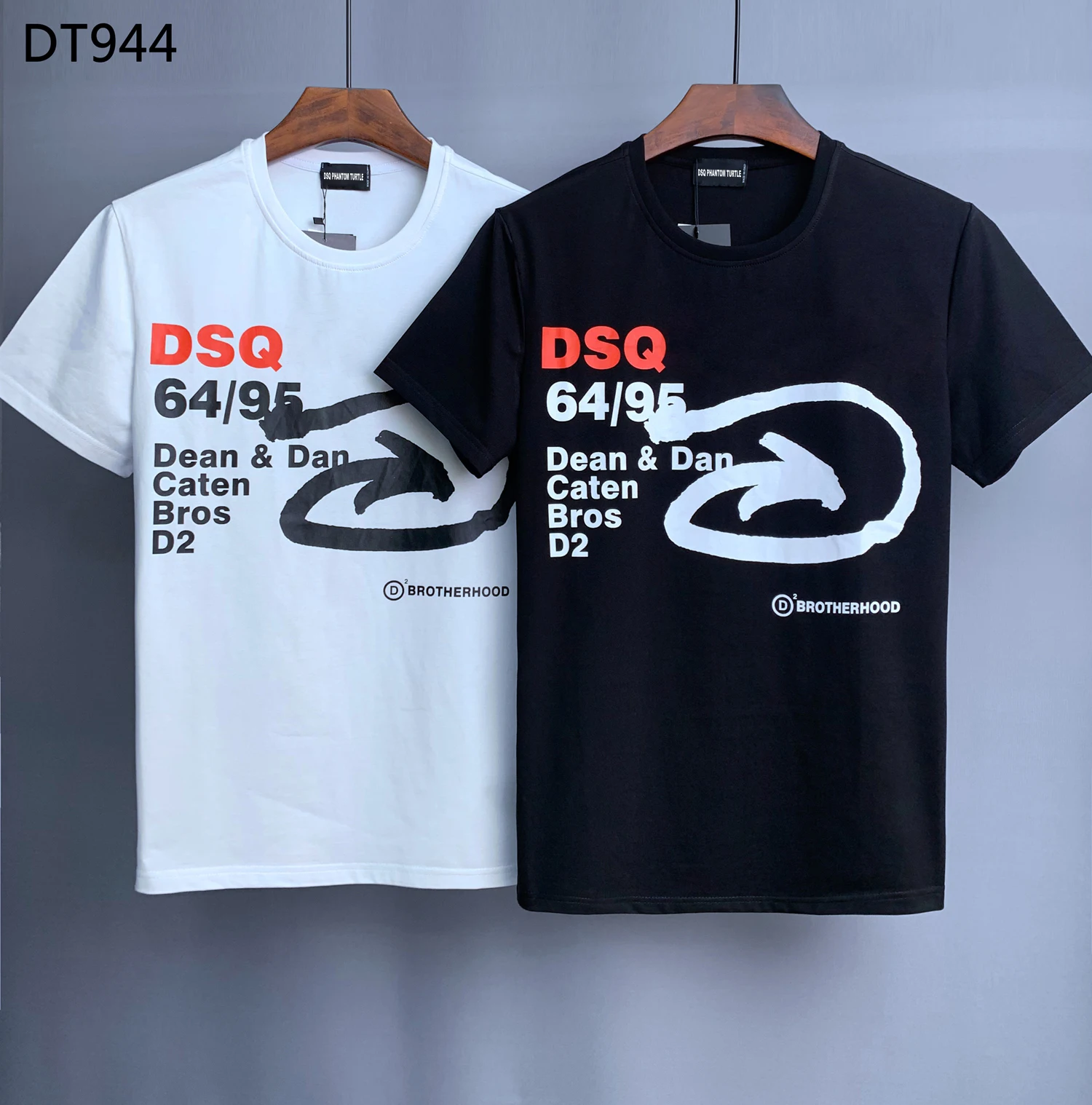 

DSQ PHANTOM TURTLE 2022 Summer New T-shirt Men Fashion Print 100% Cotton Tees Breathable Quality Tops DT944