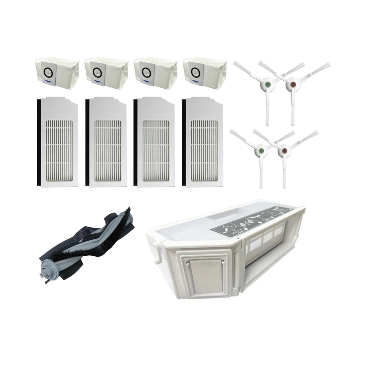 

For Deebot X1 OMNI Turbo Robot Main Brush Side Brush HEPA Filter Mop Pad Dust Box Accessories