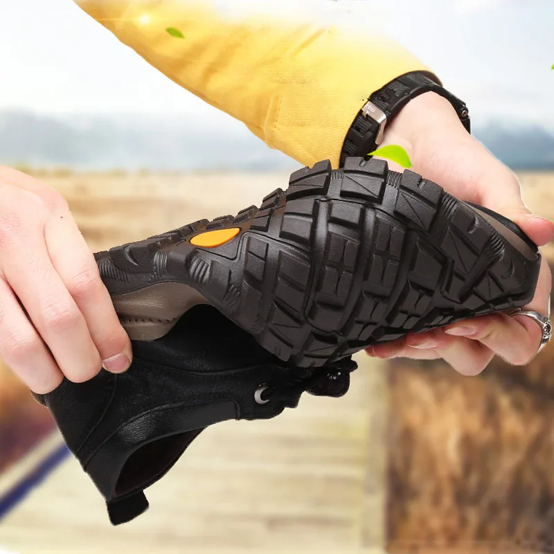 Кожаные мужские повседневные туфли весенние кроссовки на платформе со шнуровкой