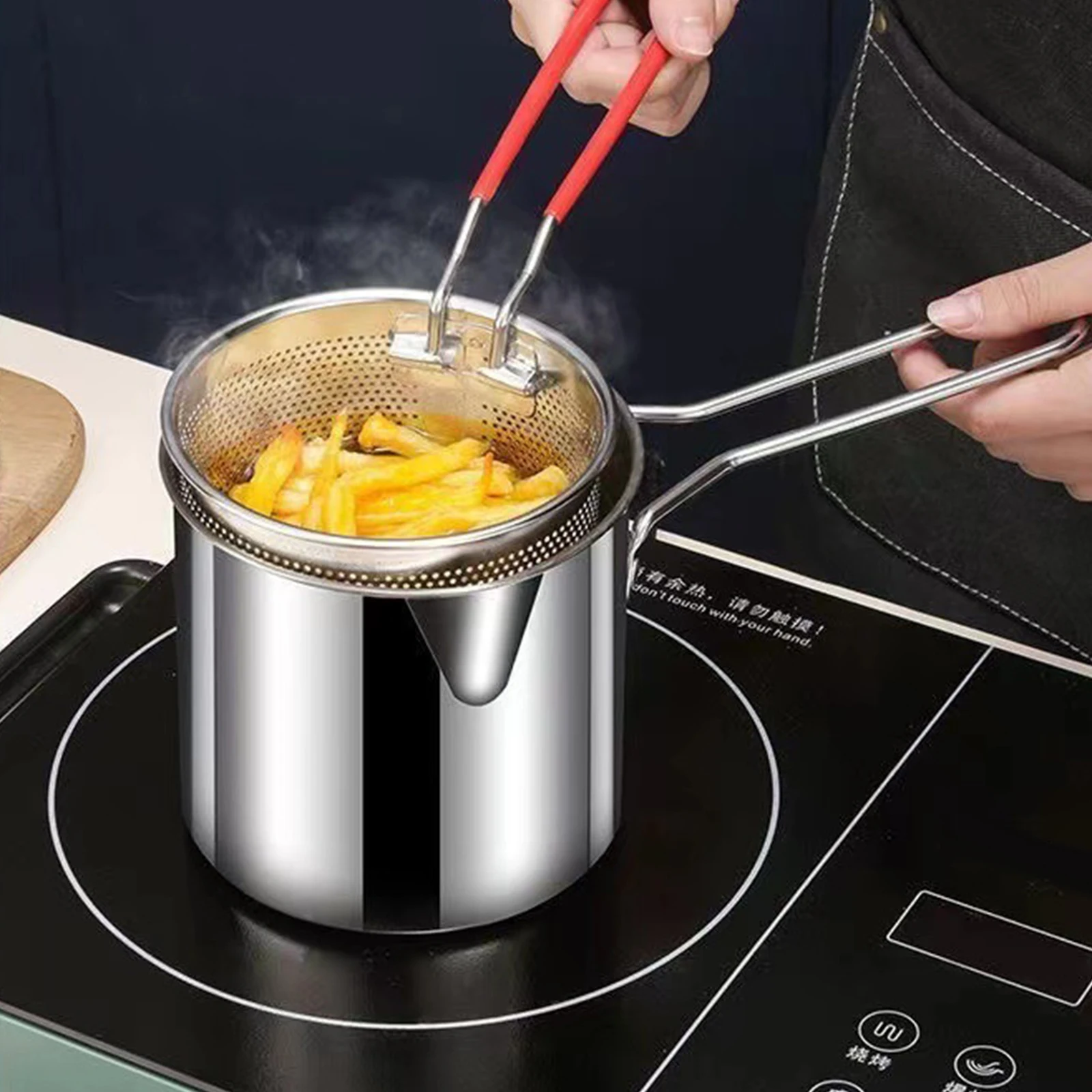 With Strainer Basket Small Pot For Kitchen Party Cooking