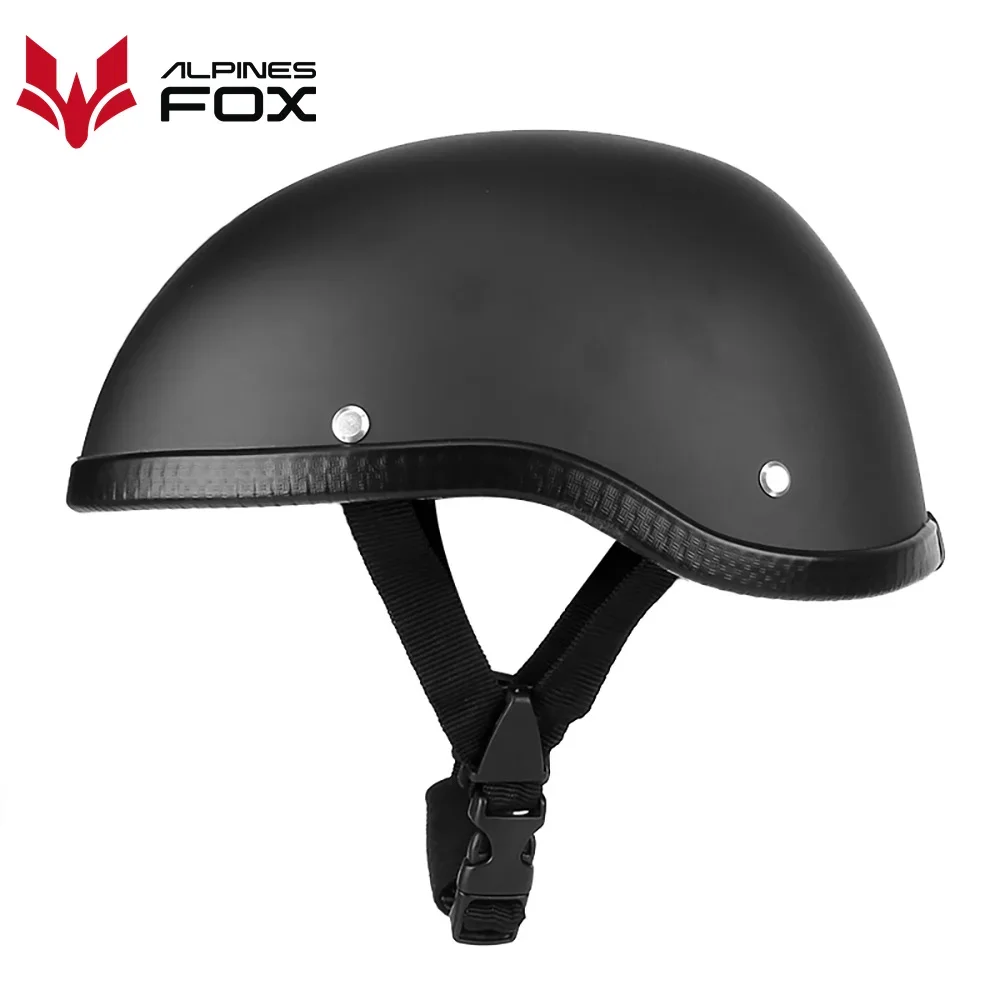 

Винтажный Мотоциклетный Шлем Cafe Racer С Половиной Лица, Ретро-самокат, Реактивный Круизер, Открытый Унисекс