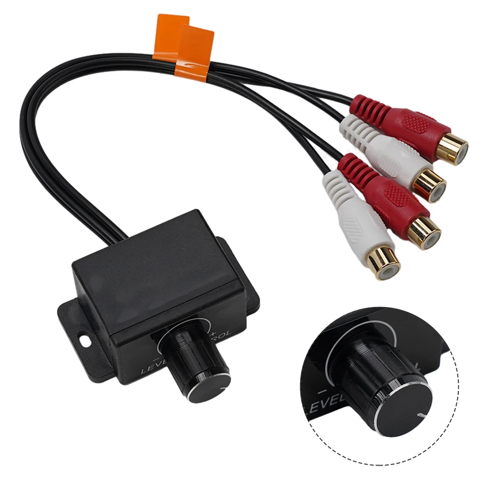 

Accessories Volume Control Knob 27.5cm Audio Bass RCA Level Remote Audio Controller Car LC-1 Plastic Universal