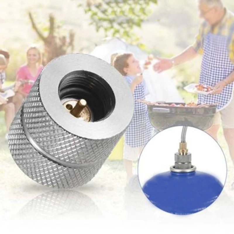 

Gas Adapter Propane Gas Cylinder Adapter Outdoor Camping Stove Converter Camping Stove Gas Refill Adapter Stove Accessories New