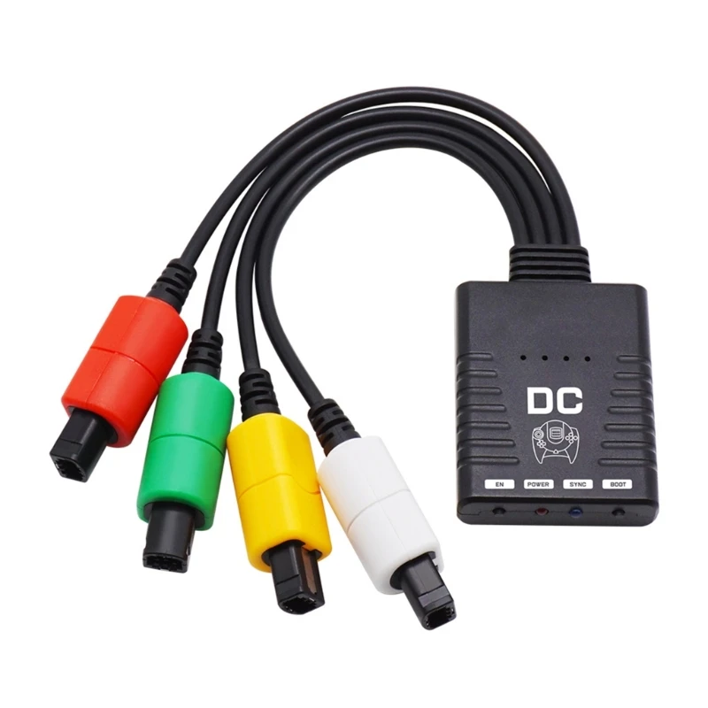 

Controllers Adapter for DC- Console Game Handle Adapter for Wii-Switch PS3- PS4-