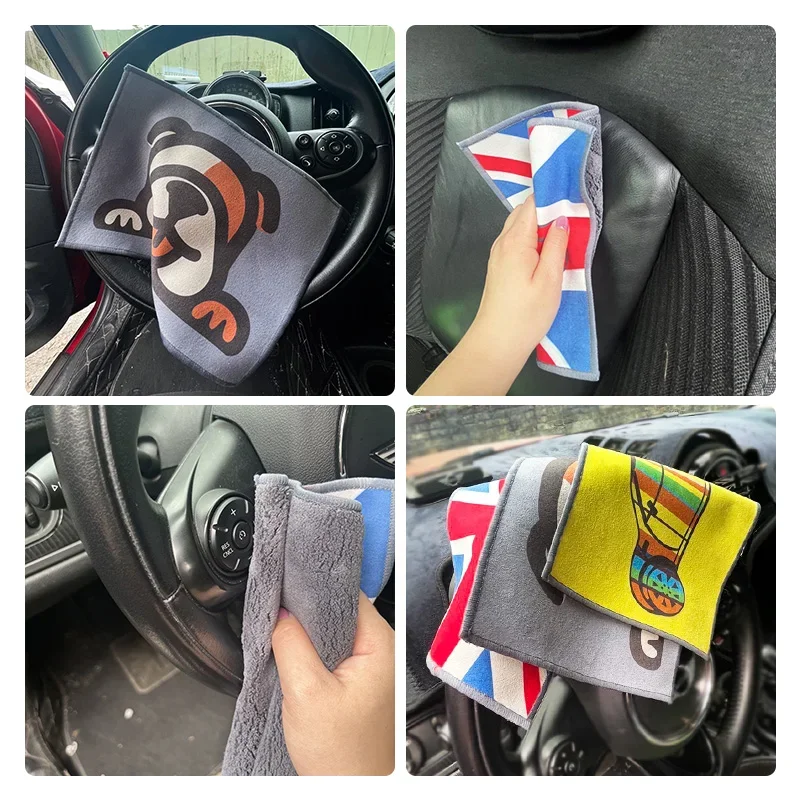 Полотенце Из Микрофибры Для Чистки И Сушки Замши Mini Cooper F56 F54 F55 F57 F60 R50 R52 R53 R55 R56 R57 R58
