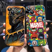 popular marvel phone case for iphone x xs xr xs max 11 11 pro 12 12 pro max for iphone 12 13 mini carcasa black silicone cover